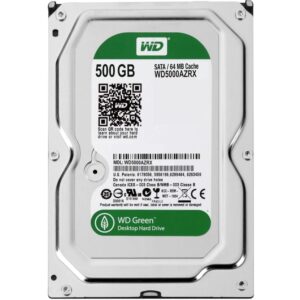 هارد دیسک اینترنال وسترن دیجیتال سبز ظرفیت 500 گیگابایت