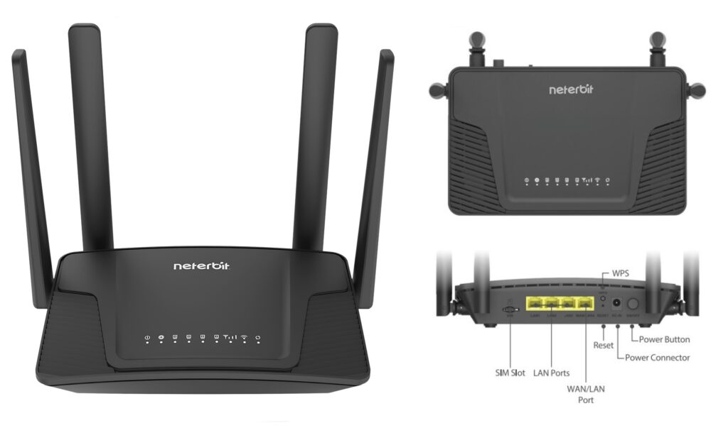 مودم سیمکارتی 4G/LTE نتربیت مدل NWR–920 v2
