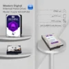 هارد دیسک اینترنال وسترن دیجیتال بنفش ظرفیت 4 ترابایت